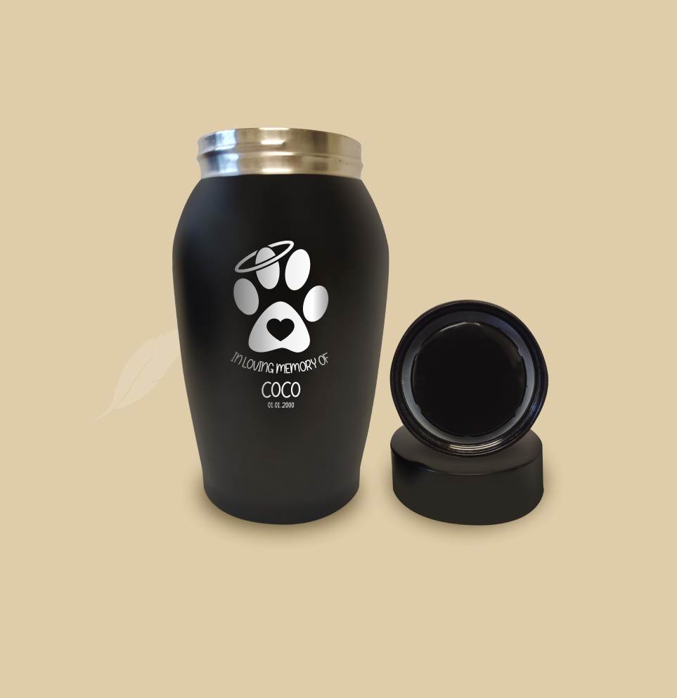 Personalized Custom Cremation Urn for Dog Pet Ashes